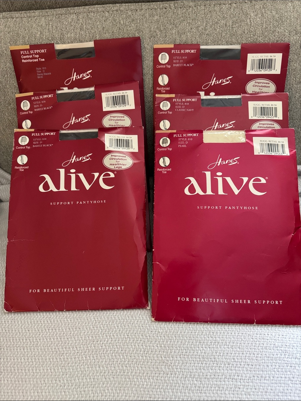 Hanes Alive Support Pantyhose in Size D